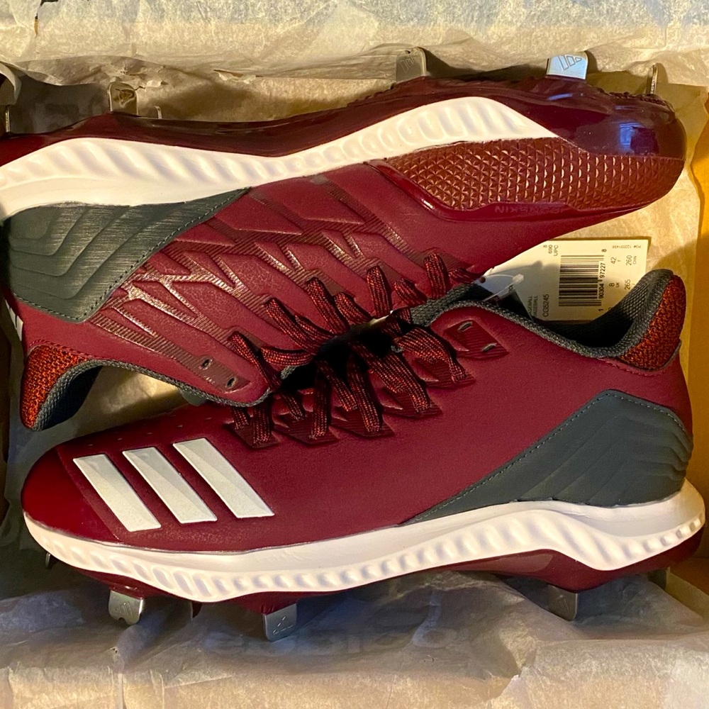 Adidas Men’s Icon Bounce Baseball Cleats - Size 8.5